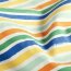 Baumwolljersey bunte Streifen - cremeweiss