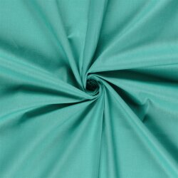 Baumwollstoff Fahnentuch Cretonne *Marie* Uni - meeresblau
