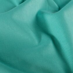 Baumwollstoff Fahnentuch Cretonne *Marie* Uni - meeresblau