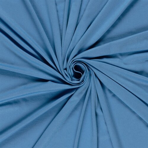 Viskose Jersey Medium Uni – azurblau