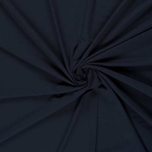 Viskose Jersey Medium Uni – blauschwarz