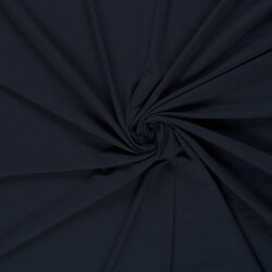 Viskose Jersey Medium Uni – blauschwarz