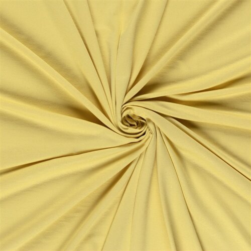 Viskose Jersey Medium Uni – hellgelb