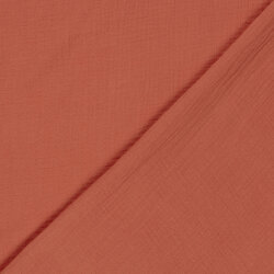 Musselin Uni *Marie* - blutorange