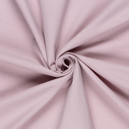 Baumwollflanell *Marie* - altrosa