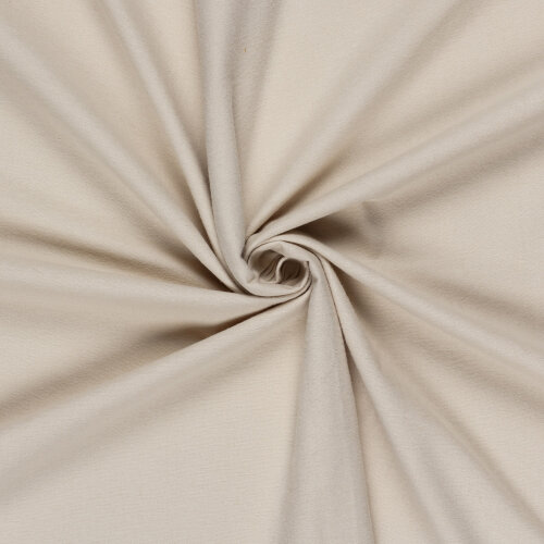 Baumwollflanell *Marie* - hellbeige