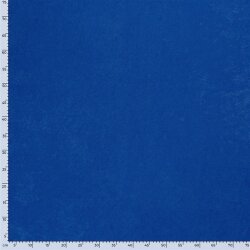 Dekostoff Velouroptik Uni - königsblau