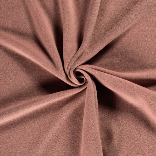 Antipilling Fleece *Marie* Uni - altrosa