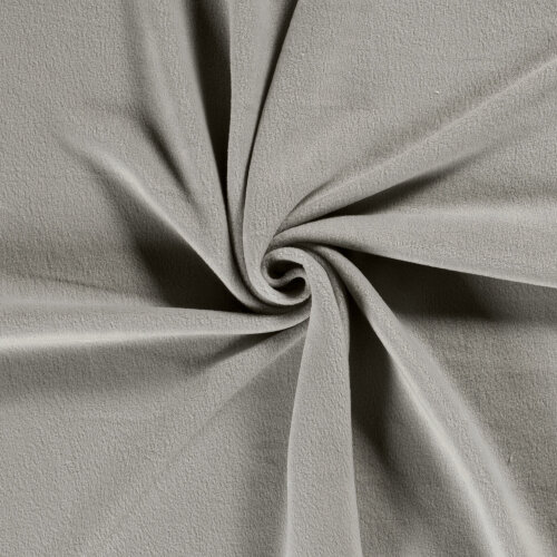 Antipilling Fleece *Marie* Uni - kieselgrau