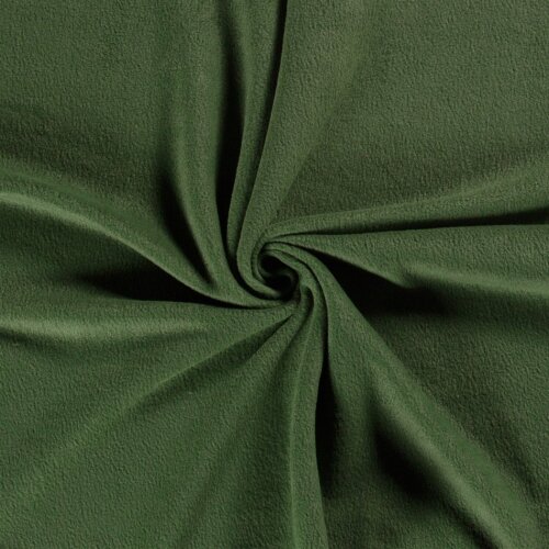 Antipilling Fleece *Marie* Uni - flaschengrün
