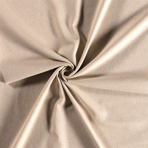 Viskose Leinen Mix Uni – hellbeige