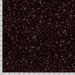 Samt Stoff Pailletten - dunkelrot