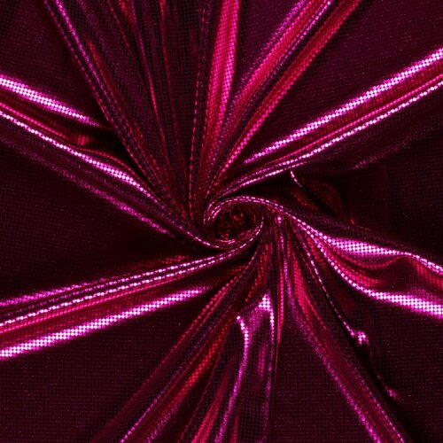 Folienjersey Punkte - pink