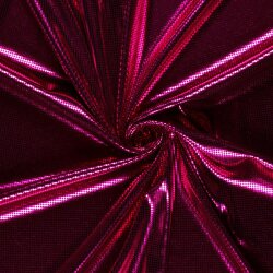 Folienjersey Punkte - pink
