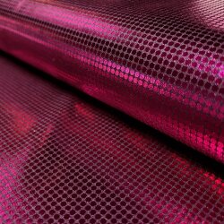 Folienjersey Punkte - pink