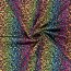 Polyesterjersey Regenbogen Leo - blau
