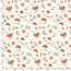 French Terry Digital bunte Formen - creme