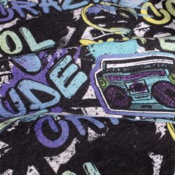 Wintersweat Digital Graffiti - schwarz
