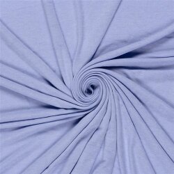 Jacquard Jersey Melange *Marie* Uni - babyblau