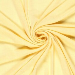 Jacquard Jersey Melange *Marie* Uni - softgelb