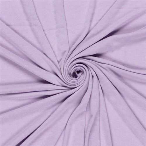 Jacquard Jersey Melange *Marie* Uni - softlavendel