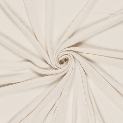 Jacquard Jersey Melange *Marie* Uni - creme