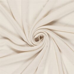 Jacquard Jersey Melange *Marie* Uni - creme