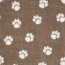 Wellnessfleece Hundepfoten - beige