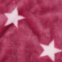 Wellnessfleece Sterne - pink