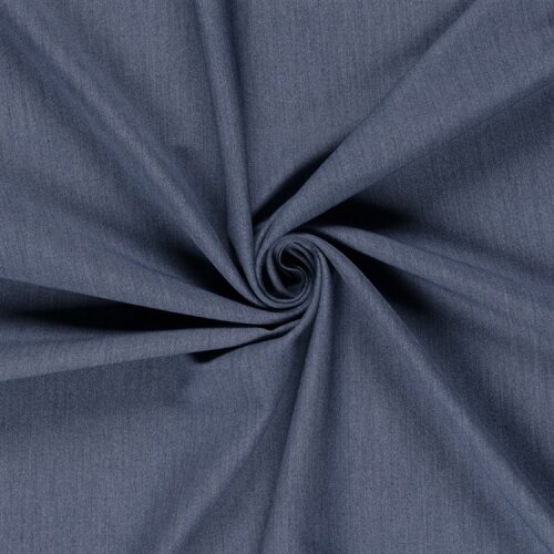 Gabardine Bi-Stretch Uni - jeansblau