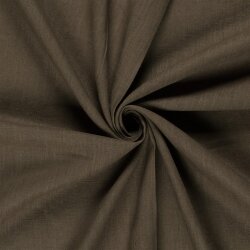 Leinen *Marie* Uni - dunkeltaupebraun