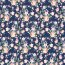 Wintersweat Digital Blumenfeld - dunkelblau
