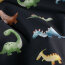 Softshell Digita bunte Dinos - nachtblau