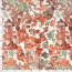 Viskose Nylon Mix LIGHT Köper Digital Aquarelltupfen - koralle