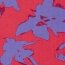 Viskose Nylon Mix LIGHT Köper Blumen - himbeerrot