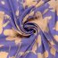 Viskose Nylon Mix LIGHT Köper Blumen - viola