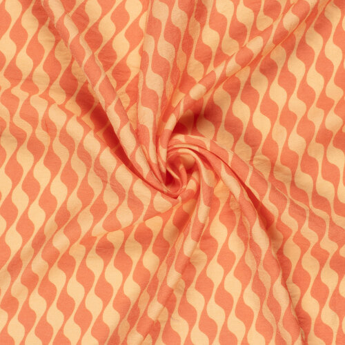 Viskose Nylon Mix LIGHT Köper Wellen - helllachs