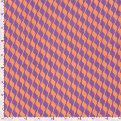 Viskose Nylon Mix LIGHT Köper Wellen - viola
