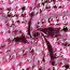 Viskose Nylon Mix LIGHT Köper Abstrakt - pink