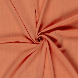 Baumwoll Viskose Mix Leinenoptik - orange