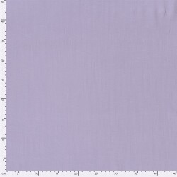 Baumwoll Viskose Mix Leinenoptik Uni - softlavendel