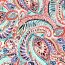 Polyesterjersey Köper Paisley - mint