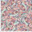 Polyesterjersey Köper Paisley - mint