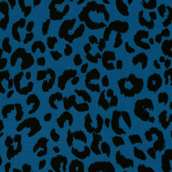 Polyesterjersey Köper Leo - indigo