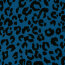 Polyesterjersey Köper Leo - indigo