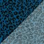 Polyesterjersey Köper Leo - indigo