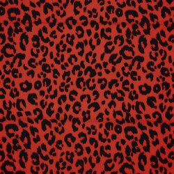 Polyesterjersey Köper Leo - rot