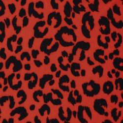 Polyesterjersey Köper Leo - rot