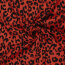 Polyesterjersey Köper LEOPARD - rot