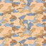 Bengaline Aquarellkunst - hellbeige